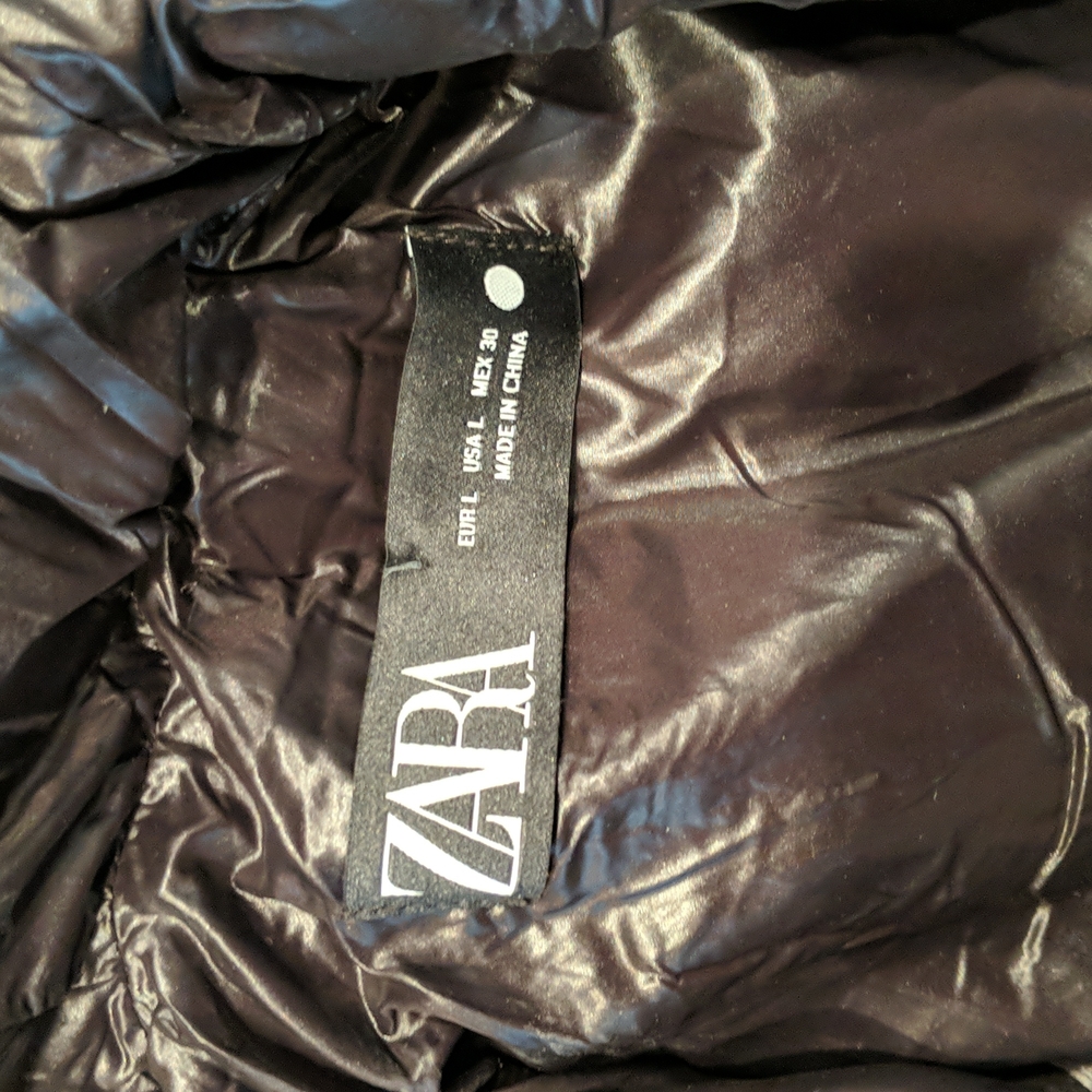 Zara 2 in 1 wool blend oversized coat and vest - Picture 15 of 15